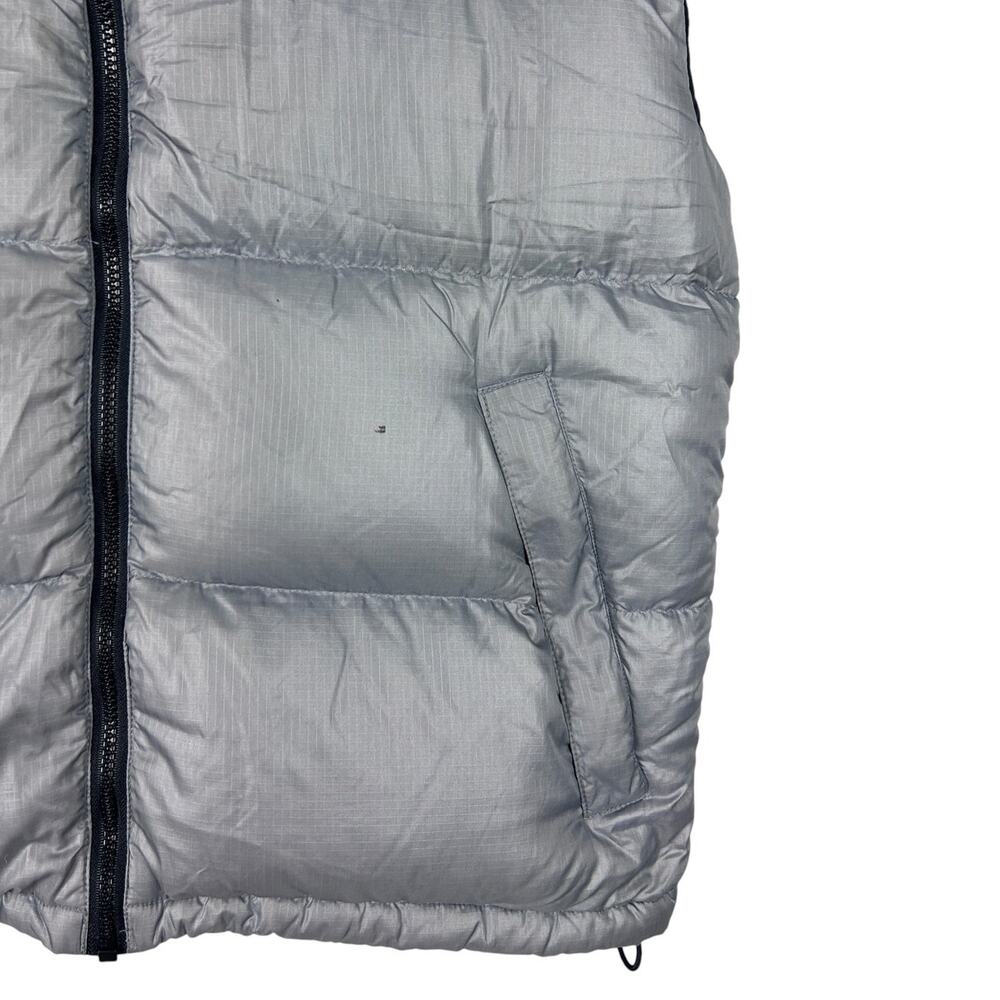 North Face 700 Grey Goose Down Puffer Vest Women's L - Picture 4 of 8